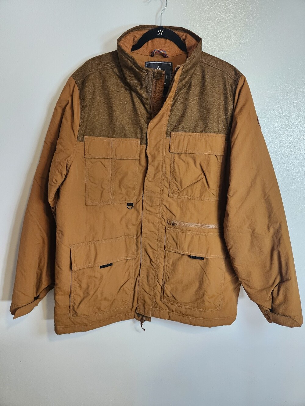 Alpine Design Brown Utility Winter Jacket Parka Coat Men's Size L NWOT